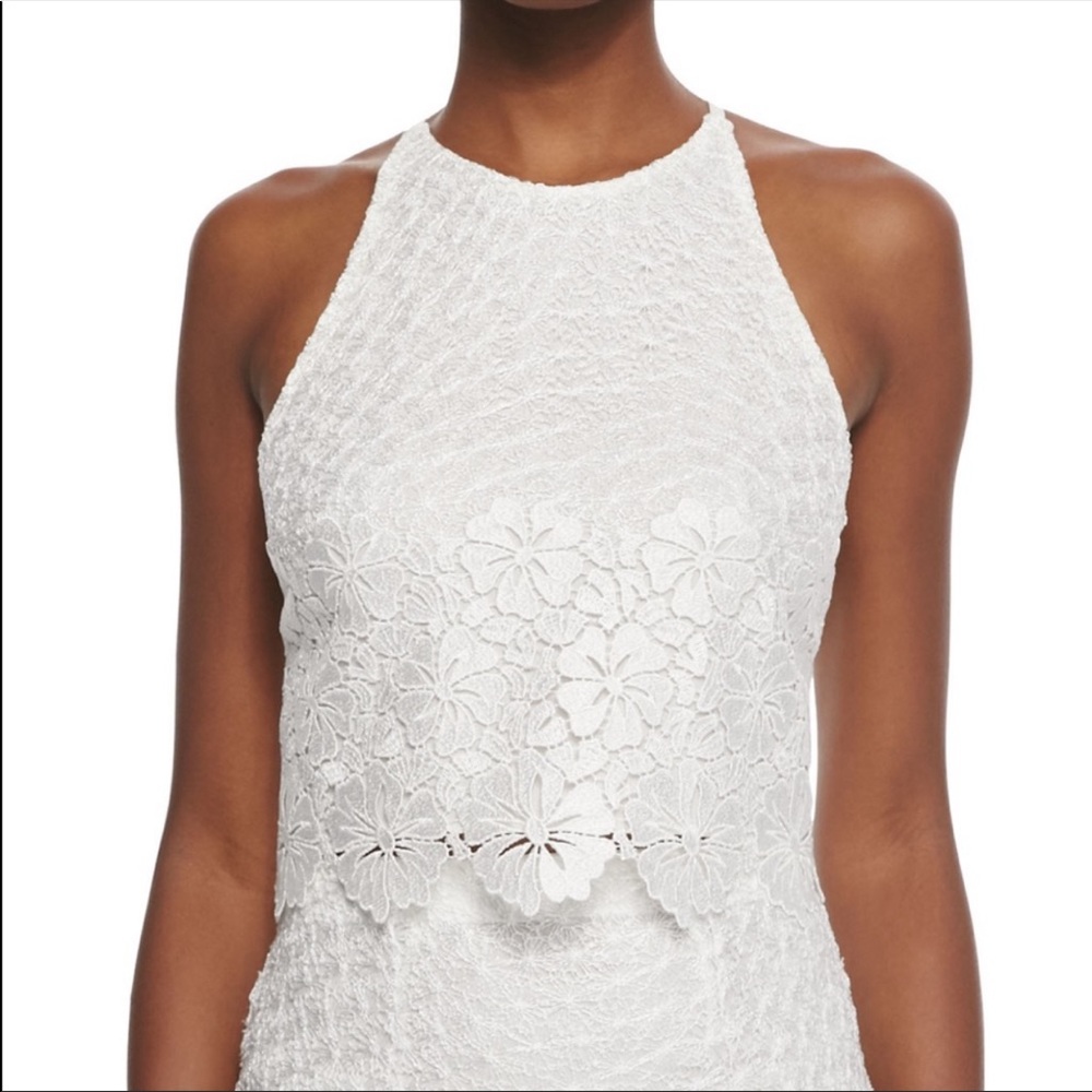 Alice and Olivia Lace Crop Top